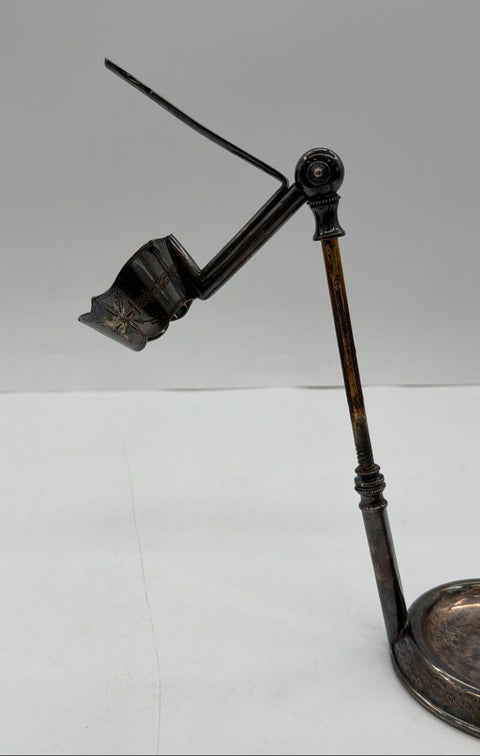 Walker Hall Acme Silver Plate Bottle Holder Adjustable Wine Stand Vintage