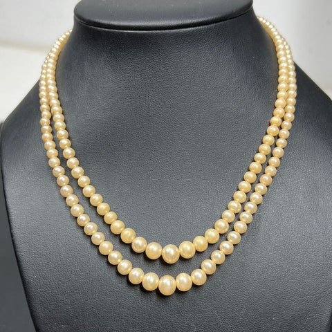 Vintage Deltah Faux Pearl Necklace