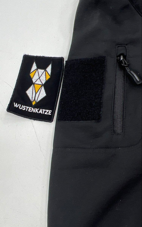 Wustenkatze Women's Black Heated Jacket Full Zip Hooded with Battery Sz M