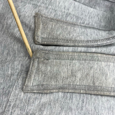 Savage X Fenty Women's Gray Hooded Robe Logo Belted NWT Size M/L