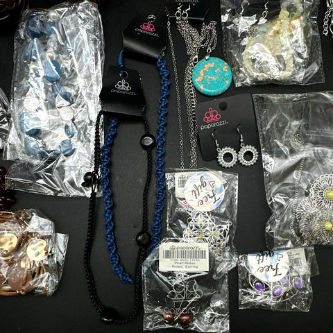 Paparazzi Jewelry Lot of 20 Boho Fashion Statement Necklaces Bracelets Earrings