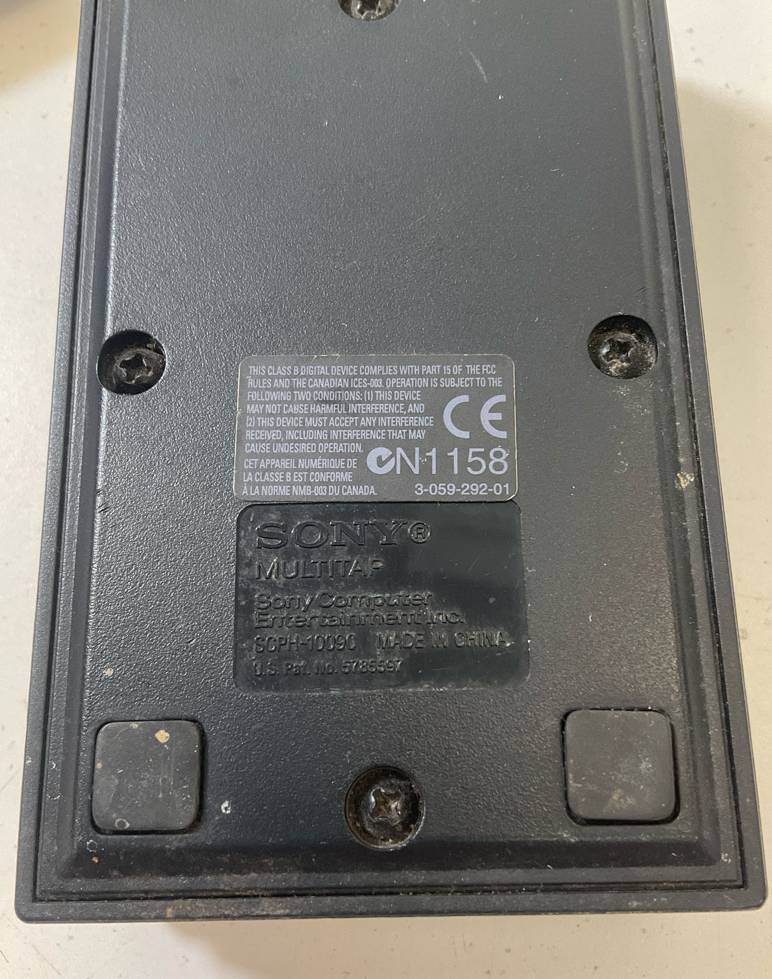 Playstation 2 OEM Multitap Controller Multiplayer Adapter SCPH-10090 UNTESTED