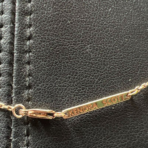 Kendra Scott 925 Sterling Silver Rose Gold Plate Chain Necklace 2.11g