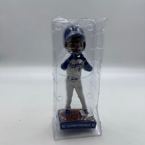 MLB Baseball Kansas City Royals Alcides Escobar 2015 ALCS Bobblehead With Box