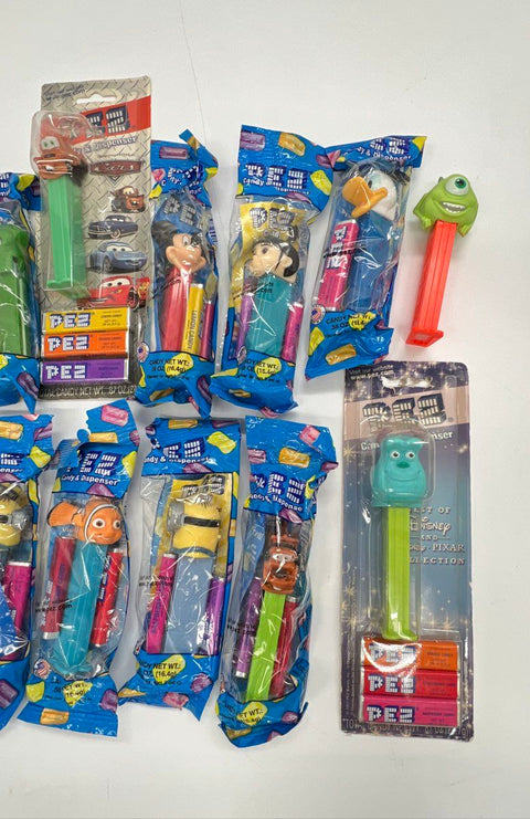 Pez Dispensers Lot Disney Pixar Minions Mickey Mouse 15 Piece Collection