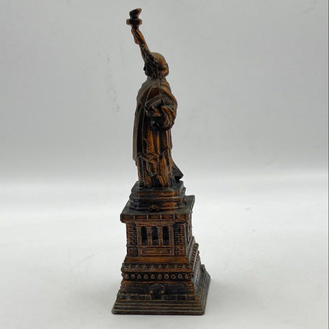 Statue of Liberty Bank Vintage 100th Anniversary 1886-1986 Metal Finish With Key