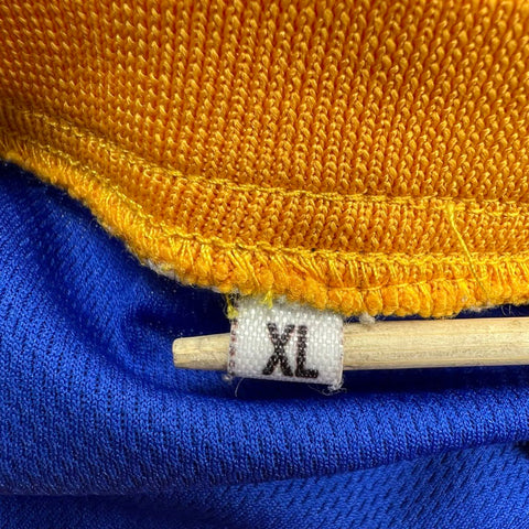 Minnesota Fighting Saints WHA Throwback Hockey Jersey Men's Blue MARK 24 Size XL