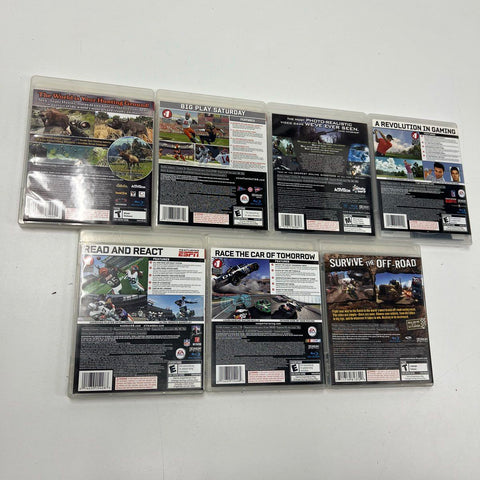 Call of Duty 4 MotorStorm NCAA Football 09 7 Game Lot Sony PlayStation 3 PS3