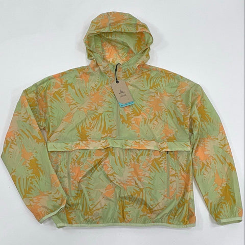 NWT Prana Women's Whistler Anorak Jacket Multicolor Sage Jungle Hooded Size S