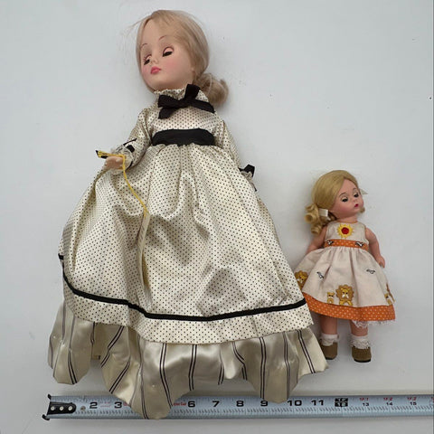 Vintage Doll Lot Effanbee Goebel Hummel Madame Alexander 5 Pieces With Papers