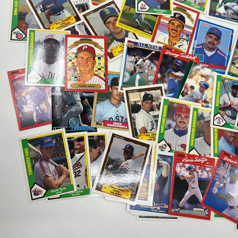 Bernie Williams + 100+ Card Lot Vintage 80s 90s MLB Topps Donruss ProCards