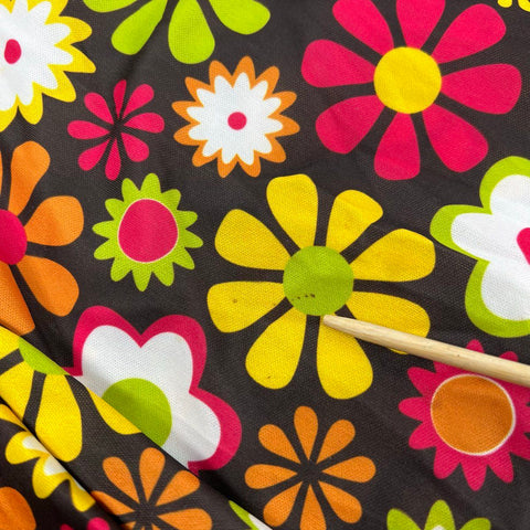 Leg Avenue Flower Power Hippy 60s 70s Costume Dress Bell Sleeve Plus Sz 3X/4X