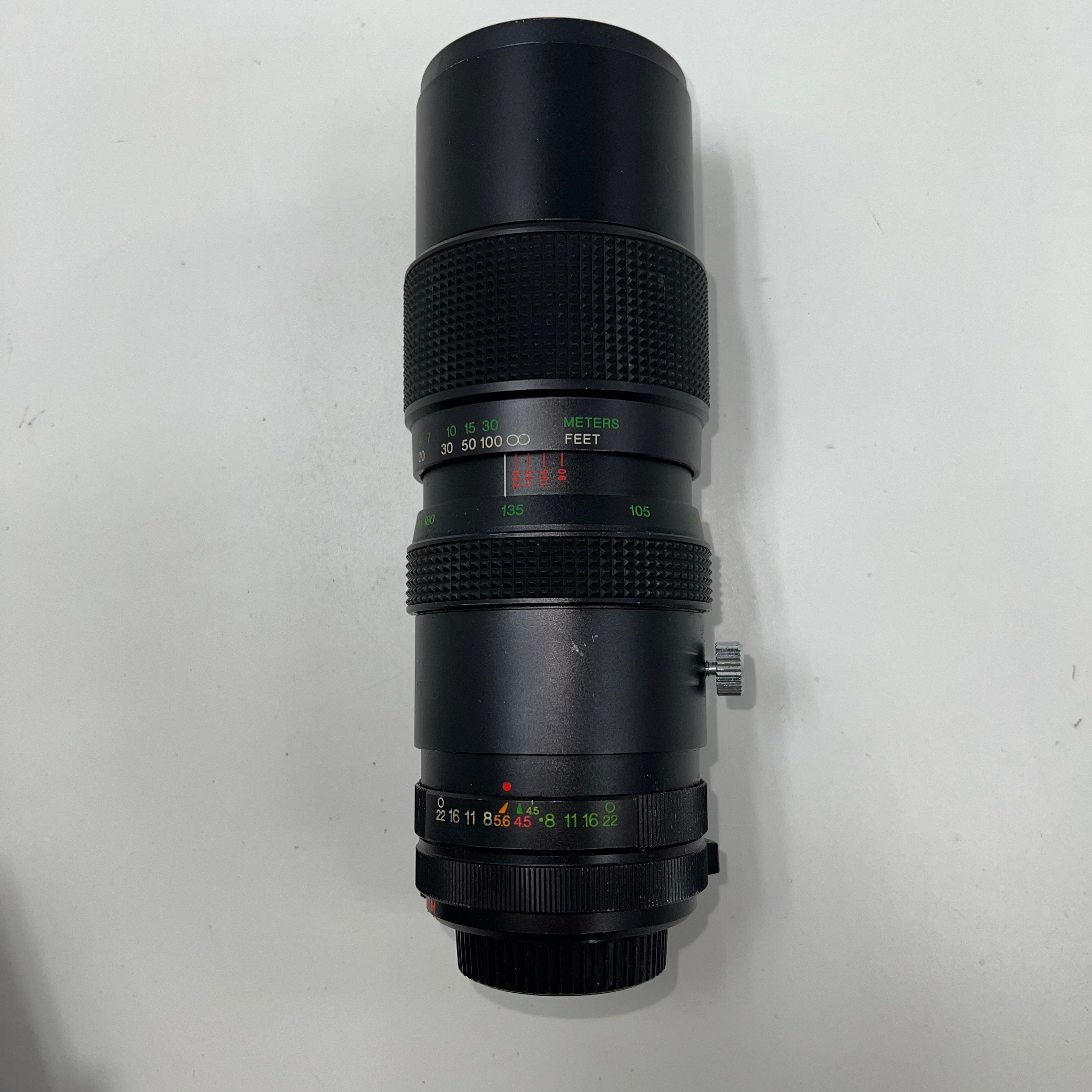 Vivitar Autozoom 90-320MM No. 37514496 Camera Lens in Case Made in Japan