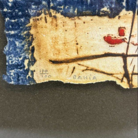 D.D. Smith Domingo Original Print "Bahia" Signed Numbered 100/100 Abstract Art