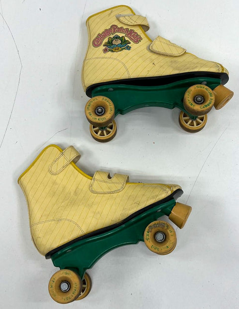 Vintage 80s Cabbage Patch Kids Roller Skates Squirrel Wheels Velcro Sz 3