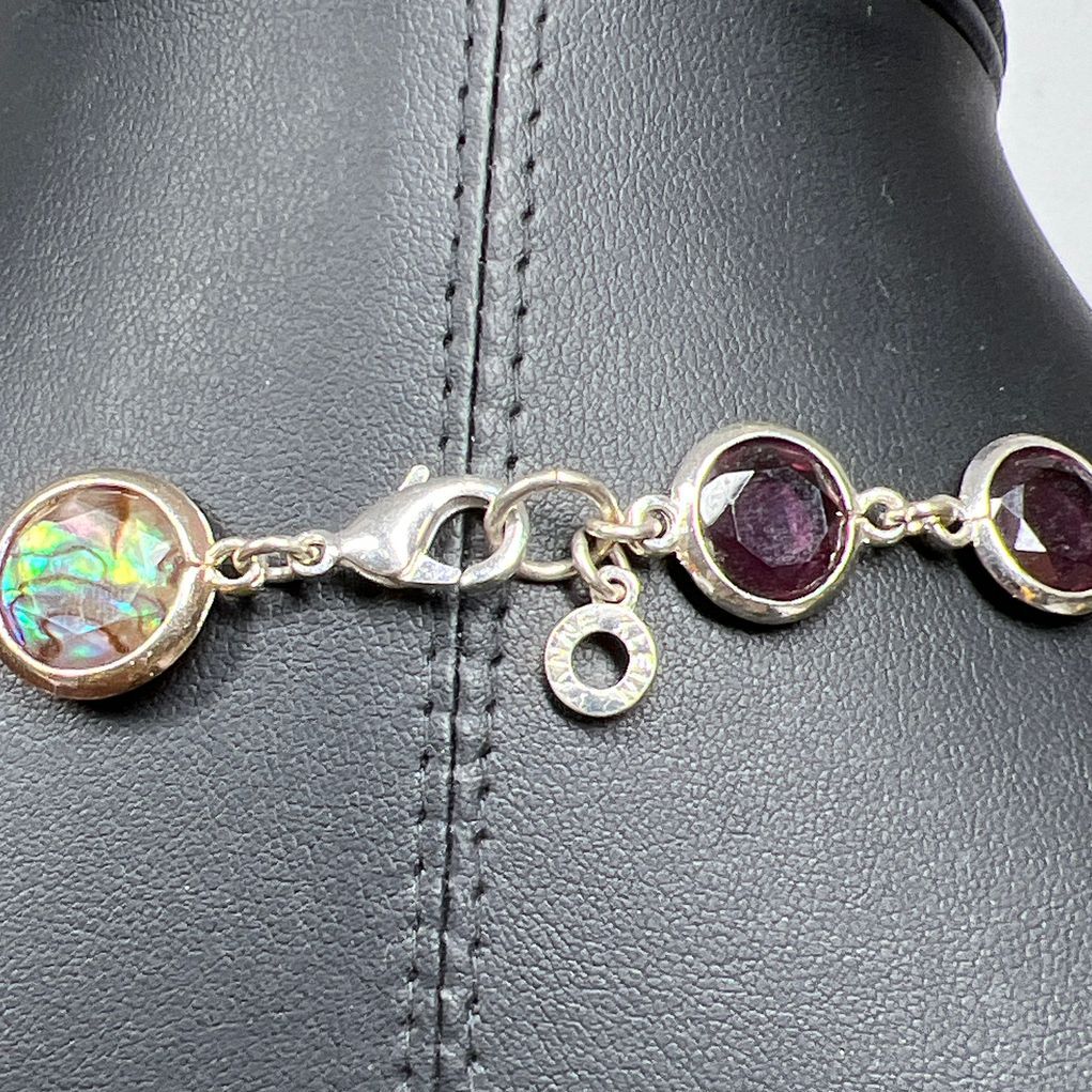 Anne Klein Abalone Chain Necklace