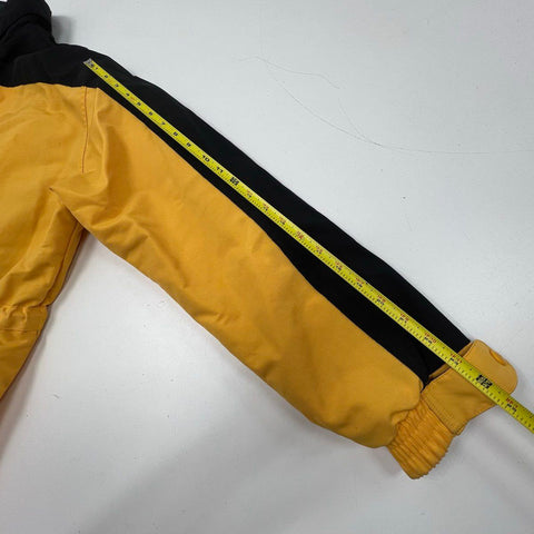 Vintage 90s Carhartt C48 Yellow Black Nylon Mesh Lined Jacket Coat Mens 2XL