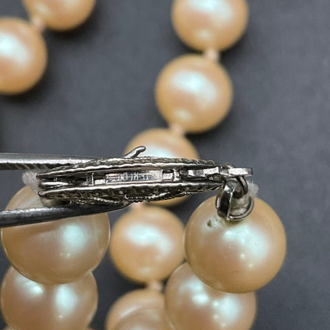 Sterling Silver 925 Pearl & Faux Pearl Jewelry Lot 11pc Necklaces Bracelets