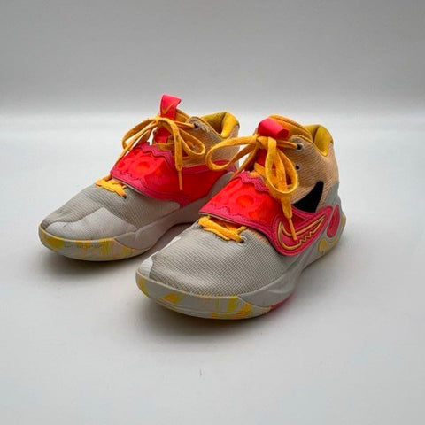 Nike KD Trey 5 X White University Gold Siren Red Basketball Shoes Size 8