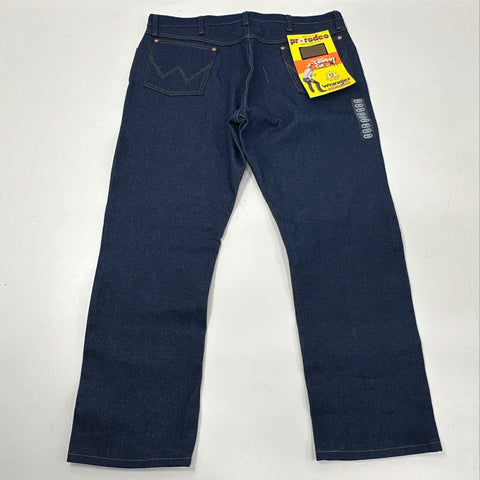 Vintage Wrangler 13MWZ Cowboy Cut Original Fit Indigo Jeans Sz 40x30 NWT