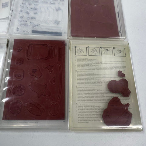 Stampin' Up! 11 Stamp Sets Lot Perfectly Preserved Pennant Parade Ciao Baby