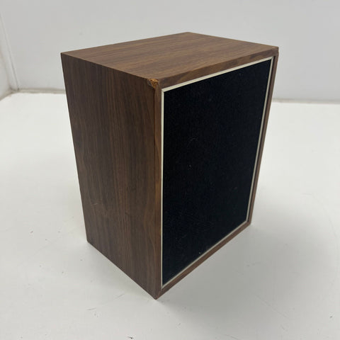 Vintage Hitachi Bookshelf Speaker Single 8 Ohm Woodgrain Hi-Fi Stereo Japan