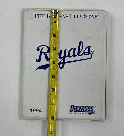 1994 Donruss KC Royals Kansas City Star Card Booklet Lot Jose Rosado Auto