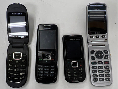 Mixed Brand Flip Phone Lot 19 Piece Samsung LG Motorola Nokia 4lb Bag Untested