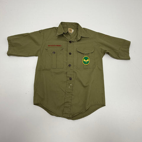 Vintage Boy Scouts of America BSA Uniform Shirt Lot Cub Scout & Boy Scout