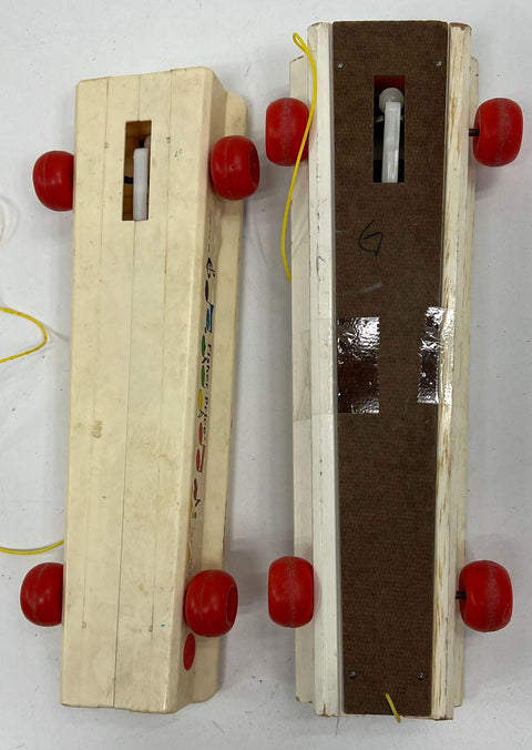 Vintage Fisher Price Pull-A-Tune Xylophone Lot of 2 8-Key Musical Toys 70s 80s