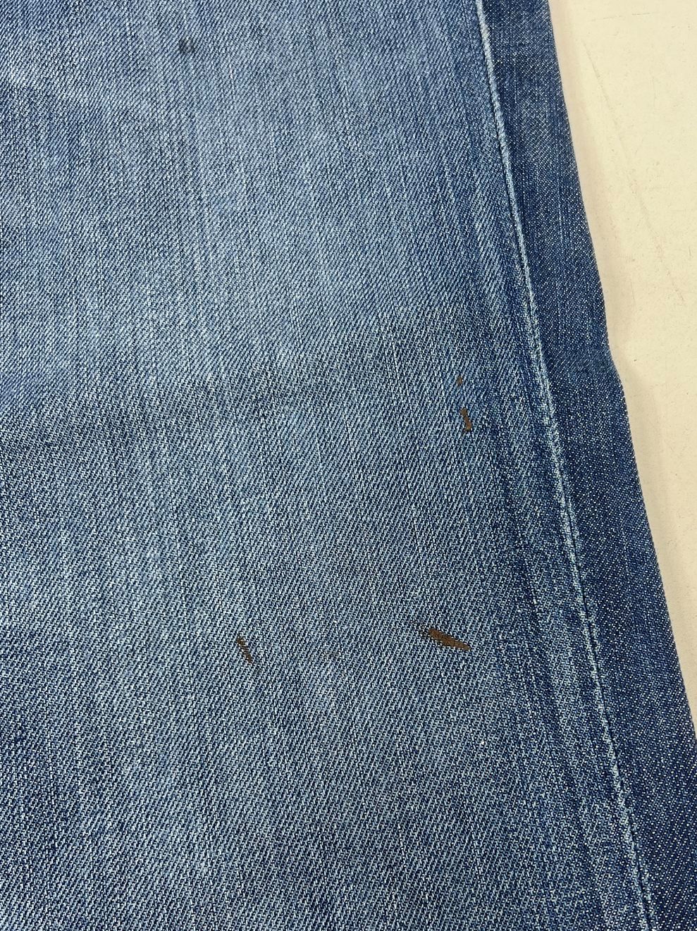 True Religion Ricky Blue Distressed Thick Stitch Bootcut Jeans Men's Size 38