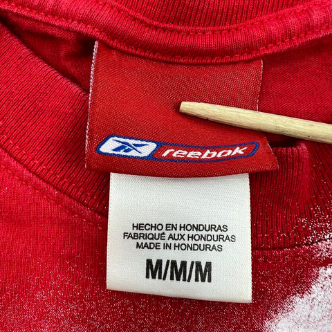 Vintage Y2K Reebok KC Chiefs Tony Gonzalez Big Face Graphic T-Shirt Men's M Red