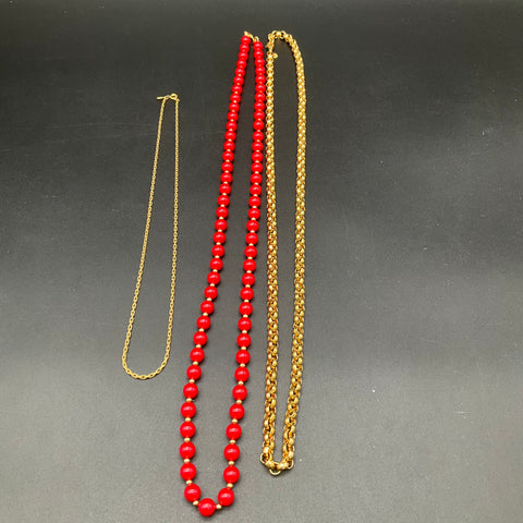 Vintage Monet Jewelry Lot of 10 Bangles Necklaces Brooch Earrings Slider Charm