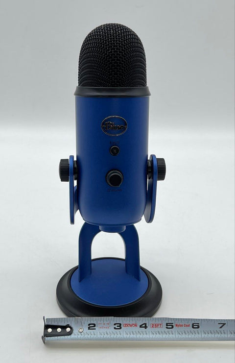 Blue Yeti USB Condenser Microphone Blue for Recording and Streaming