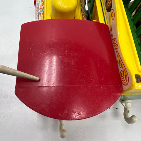 Vintage Fisher-Price #991 Circus Train & Truck Lot Plastic Toys 1970s