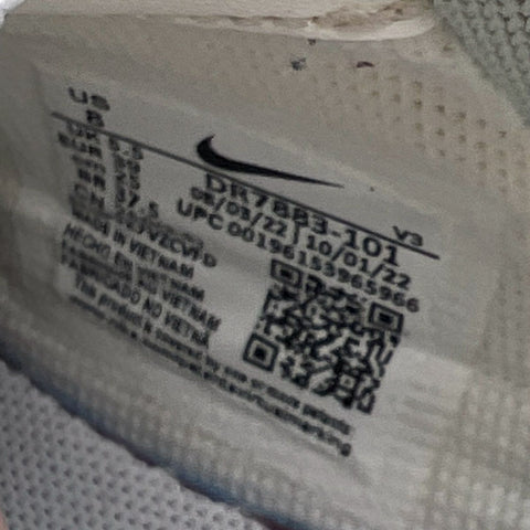 Nike Air Force 1 Shadow Coconut Milk Grey Fog Women's Size 8 DR7883-101