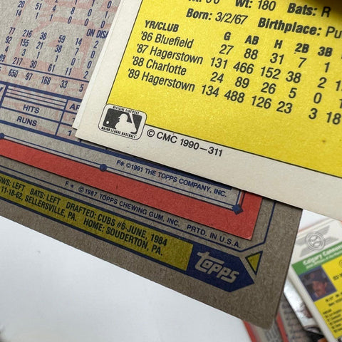 Bernie Williams + 100+ Card Lot Vintage 80s 90s MLB Topps Donruss ProCards