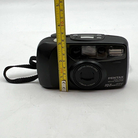 Vintage Pentax IQZoom EZY 35mm Film Camera 38-70mm Lens Tested Shutter Flash