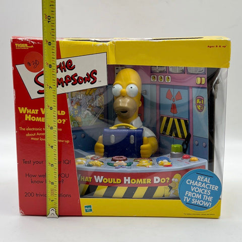 Tiger Electronics The Simpsons What Would Homer Do? Electronic Trivia Game NIB