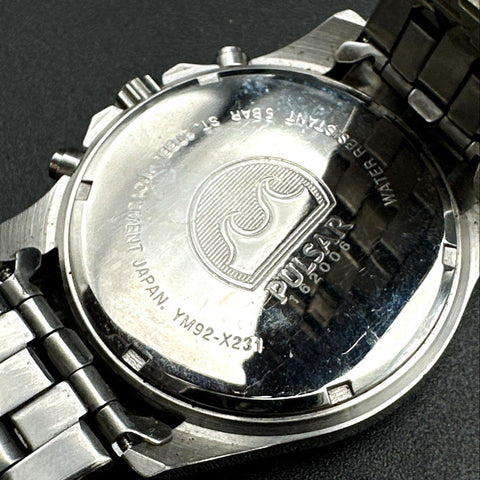 Pulsar Armitron Watch Lot of 4 Chronograph Ana-Digi Day Date Stainless Steel