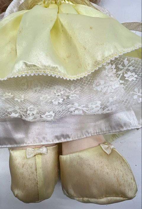 Vintage Precious Moments Dolls Lot of 7 Collectible 12" & 5" Vinyl Cloth