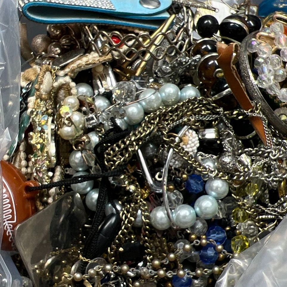 5 Lbs Broken for Craft Costume Jewelry Grab Bag