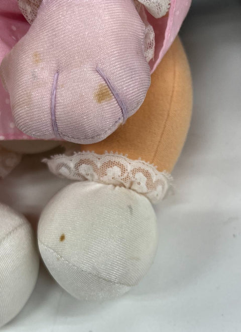 Vintage 1980s Hasbro Muppet Babies Miss Piggy + Disney Baby Mickey Plush Lot