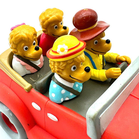 ERTL Berenstain Bears Red Roadster Car Toy with Internal Board Book 2000 Vintage