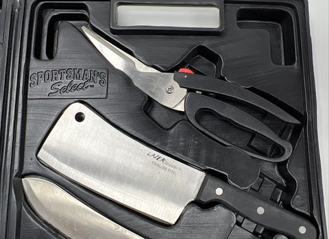 Sportsman's Select 8pc Butcher Field Dressing Knife Set Stainless Steel Hunting