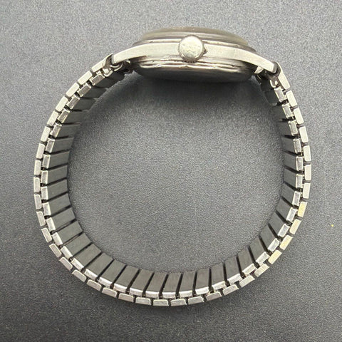 Vintage Wearever Sportsman Military Style Manual Wind Watch Speidel Band 7"