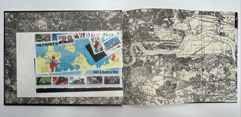 USPS World War II 50th Anniversary Stamp Album Complete Set 1941-1945 Lot 5