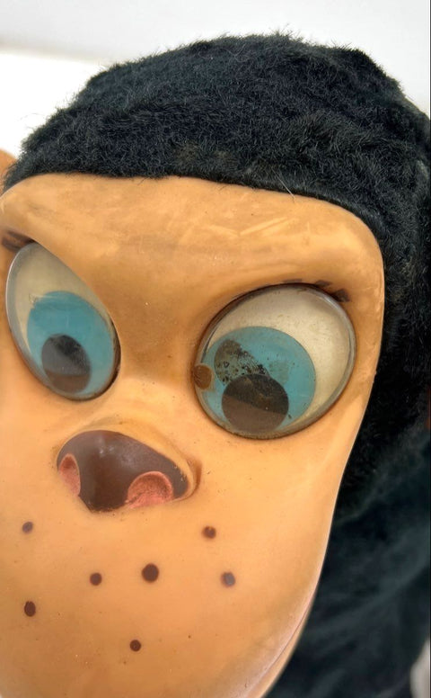 Vintage 1964 Mattel Chester O'Chimp Hand Puppet Plush Toy Made in USA