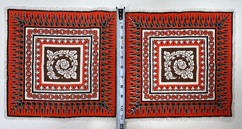 Vintage Linens Lot 8 Pieces Kitchen Towels Runner Floral Giraffe 60s 70s Style