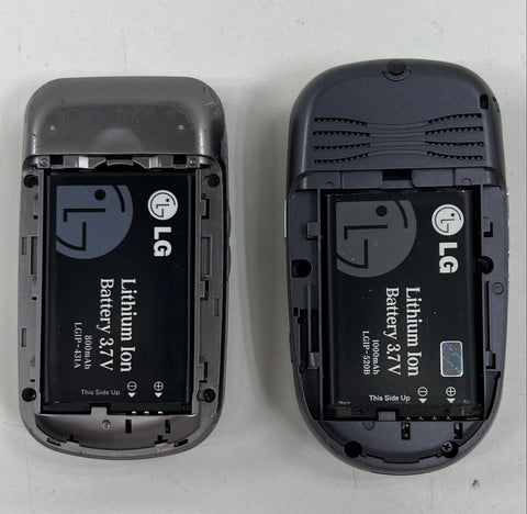 Samsung LG Doro Flip & Slider Cell Phone 5 Piece Lot For Parts Only